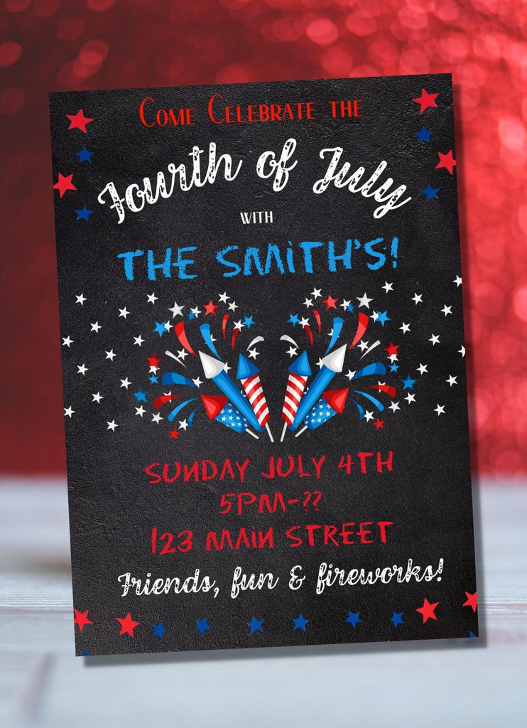 Fourth of July Party Invitations! - Sunny Jar Personalized Designs