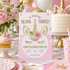 Personalized Glitter Unicorn Birthday Invitation