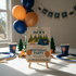 Kids Camping Birthday Party Decor Bundle | Printable Party Kit