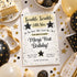 Twinkle Little Star Milestone Birthday Invitation- Yellow