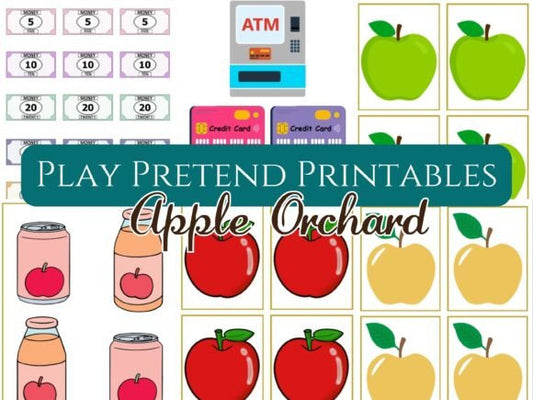 Apple Orchard Pretend Play Printable