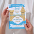 Blue Castle Personalized Birthday Invite