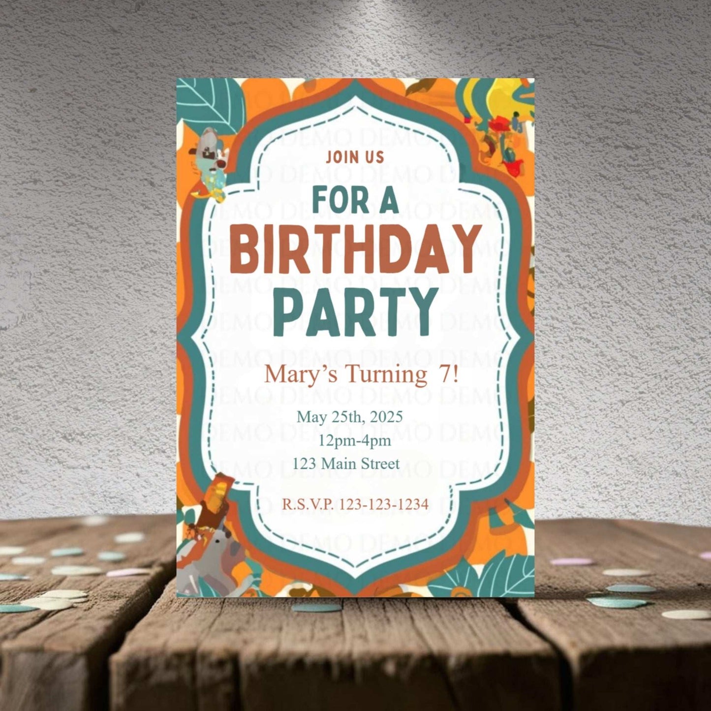 Party Vibe Birthday Invitation