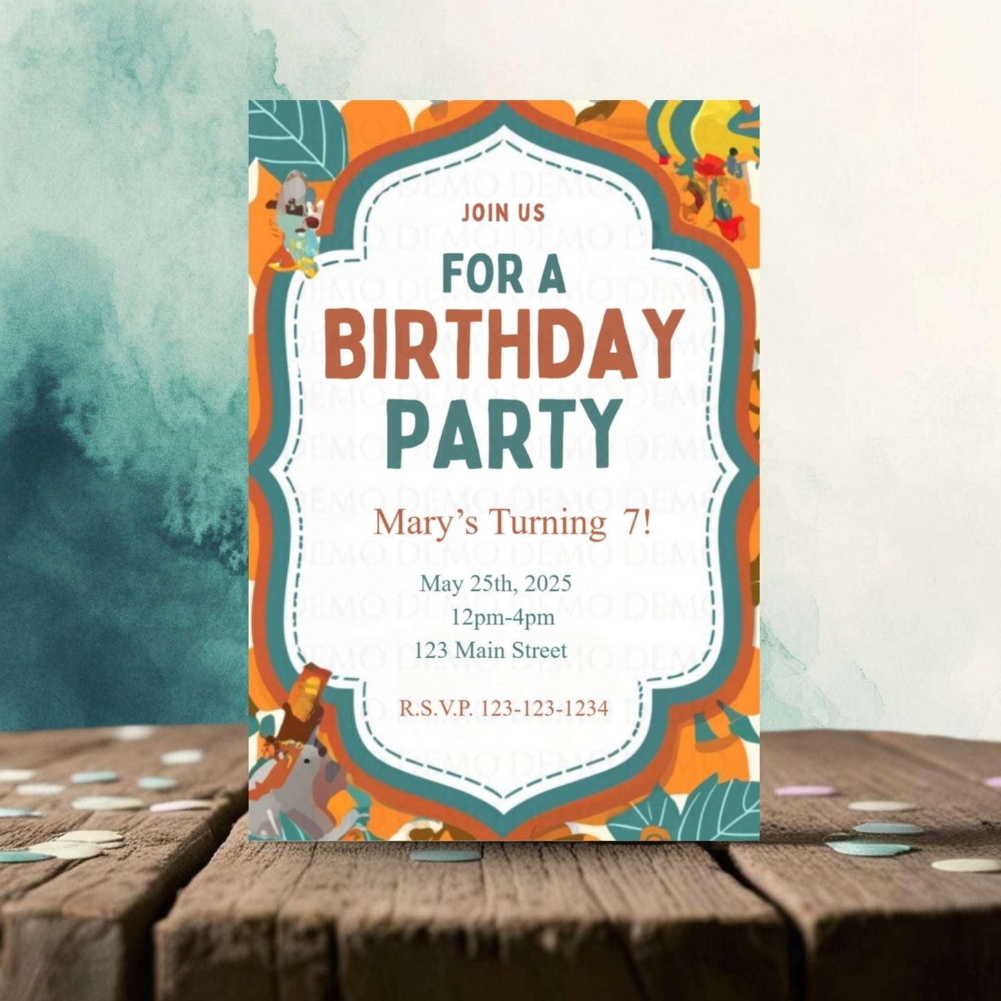 Party Vibe Birthday Invitation