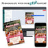 Promotional graphic for a summer BBQ event with a computer screen, phone, and printed flyer.