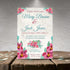Elegant Pink Floral Wedding Invitation – Digital Template