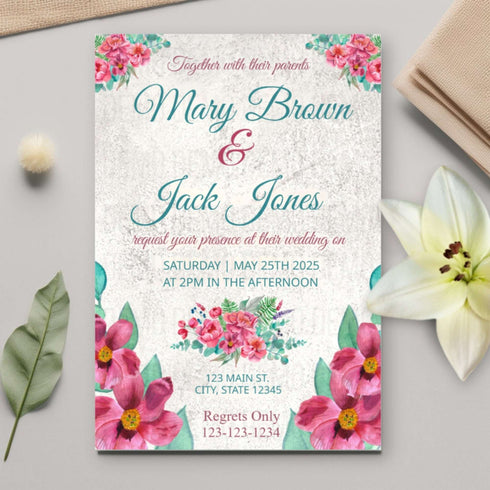 Wedding invitation