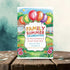 Family Summer Celebration Invitation with Colorful Balloons – Fun Outdoor Party Invite