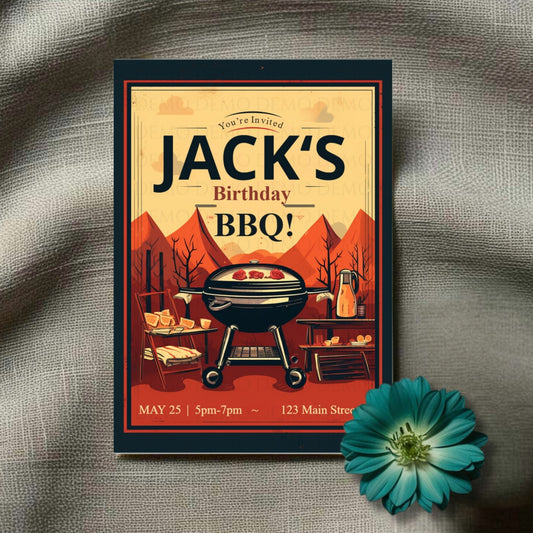 Grill & Chill Party Invite