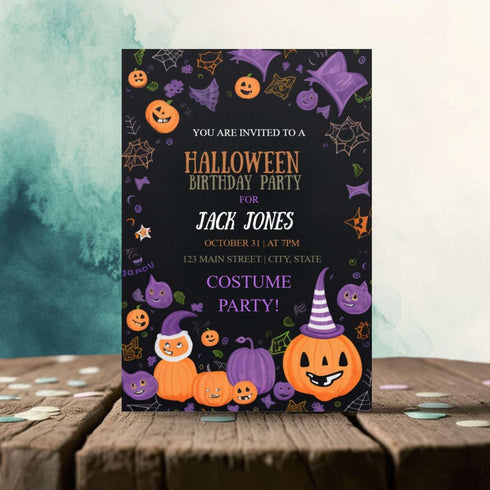 Halloween Costume Party Invitation