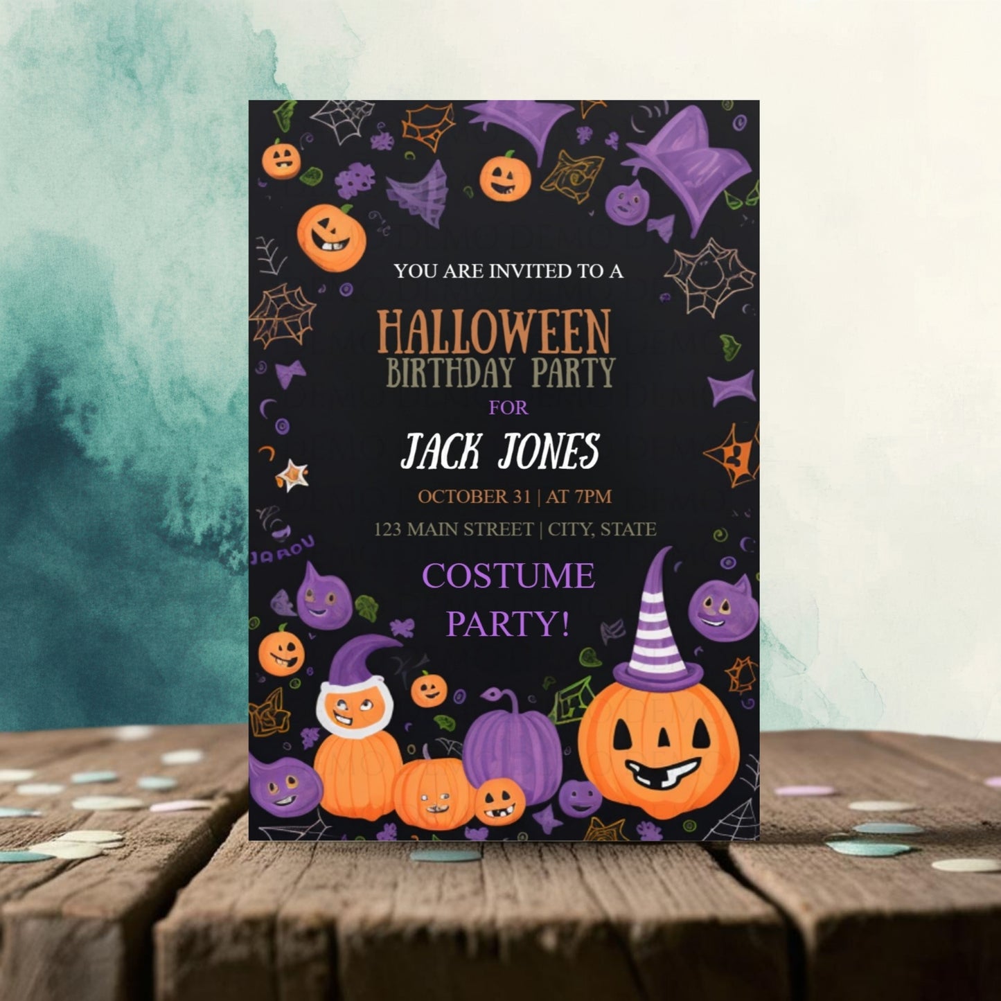 Halloween Costume Party Invitation