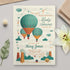 Hot Air Balloon Baby Shower Invitation – Personalized Editable Template