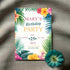 Tropical Island Birthday Party Invitation – Editable Template