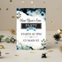 New Year's Eve party invitation with decorative elements on a neutral background