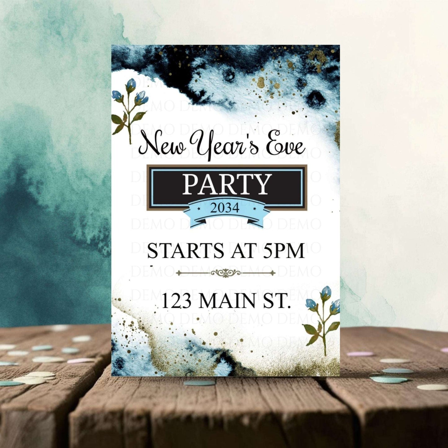 New Year's Eve Personalized Invite