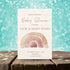 Personalized Boho Baby Shower Invitation | C