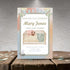 Personalized Boy Crib Baby Shower Invitation
