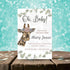 Personalized Giraffe Baby Shower Party Invitation