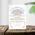 Personalized Rainbow Baby Shower Invitation