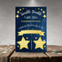Personalized Twinkle Star Baby Shower Invitation – Navy Blue & Gold Editable Template