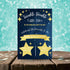Personalized Twinkle Star Baby Shower Invitation – Navy Blue & Gold Editable Template