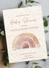 Personalized Boho Baby Shower Invitation | C