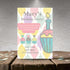Personalized Cupcake Birthday Invitation