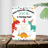 Personalized Dinosaur Birthday Invitation