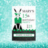 Personalized Milestone Green Bunny Invitation
