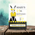 Personalized Milestone Yellow Bunny Birthday Invitation
