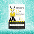 Personalized Milestone Yellow Bunny Birthday Invitation