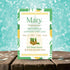 Personalized Pineapple Birthday Invitation