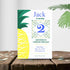 Personalized Pineapple Blue Invitation