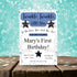 Personalized Twinkle Little Star Birthday Invitation | Blue