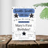 Personalized Twinkle Little Star Birthday Invitation | Blue