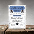 Personalized Twinkle Little Star Birthday Invitation | Blue
