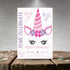 Personalized Unicorn Face Birthday Invitation
