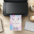 Personalized Unicorn Birthday Invitation with Bow – Editable Template