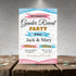 Pink and Blue Personalized Gender Reveal Invitation