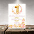 Princess First Birthday Personalized Invitation