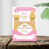 Personalized Castle Invitation | Pink