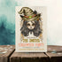 Scary Girl Witch Halloween Invite