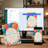 Colorful Balloon Birthday Invitation for Kids
