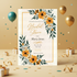 Yellow Floral Bridal Shower Invitation | Editable Elegant Party Template