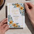 Yellow Floral Bridal Shower Invitation | Editable Elegant Party Template