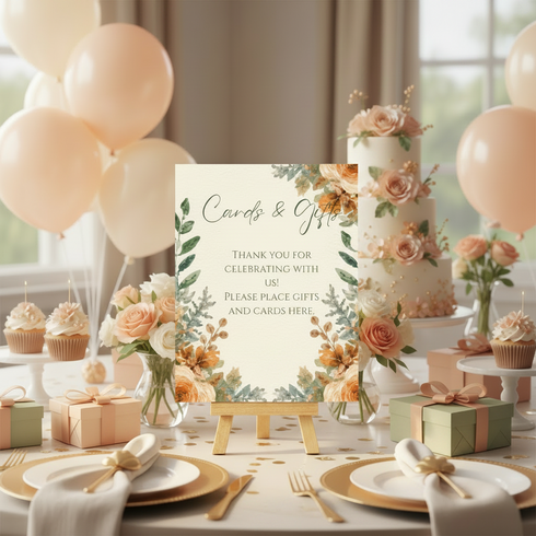 Floral Birthday Party Collection | Editable Birthday Party Printables