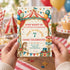 Watercolor Circus Birthday Invitation