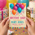 Colorful Confetti Birthday Invitation for Kids