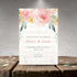 Floral Elegance Wedding Invitation – Editable Romantic Template