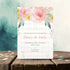 Floral Elegance Wedding Invitation – Editable Romantic Template